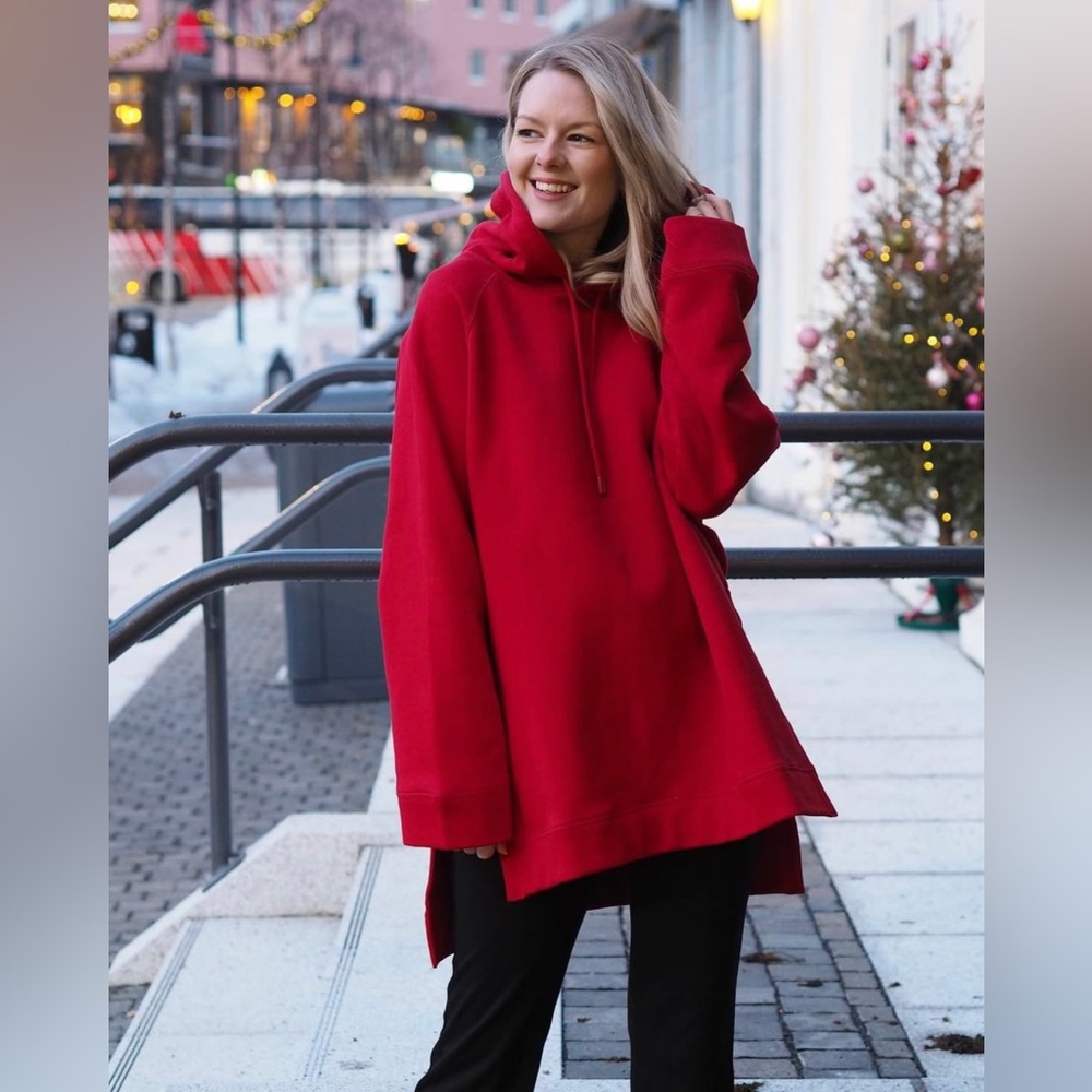 Holzweiler Sissel Oversized Hoodie Red XS